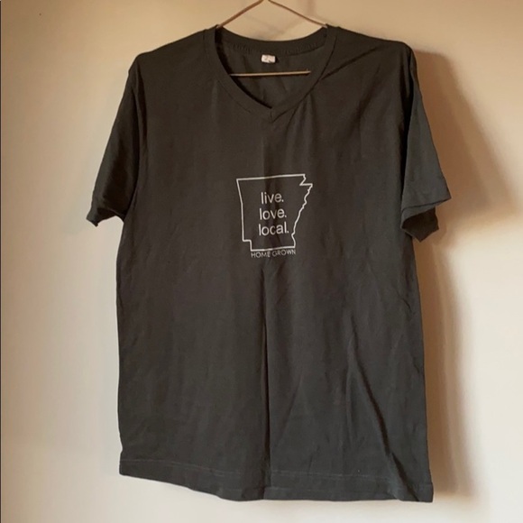 Tops - Grey Arkansas tee